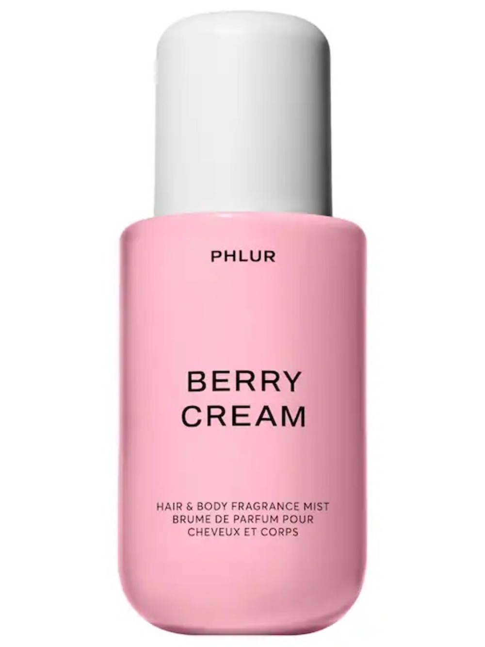 Phlur Berry Cream Hair & Body Fragrance Mist - Pink